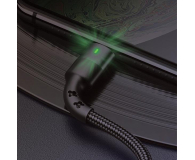 USAMS Kabel pleciony lightning 1m 2A Fast Charging czarny - 1569052 - zdjęcie 4